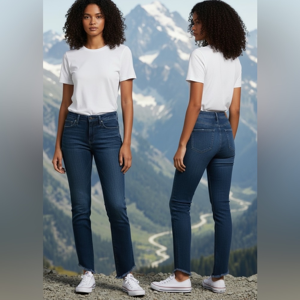 Joe's Jeans Dark Blue Sliced Skinny Women's Jeans - Size 26